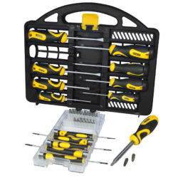Stanley 34-Piece Professional Screwdriver Set with Carry Case